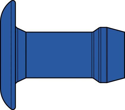 Produktbild Magazin-Blindniet Speed Bulb Stahl Flachrundkopf 3,2 x 6,2 bild 2