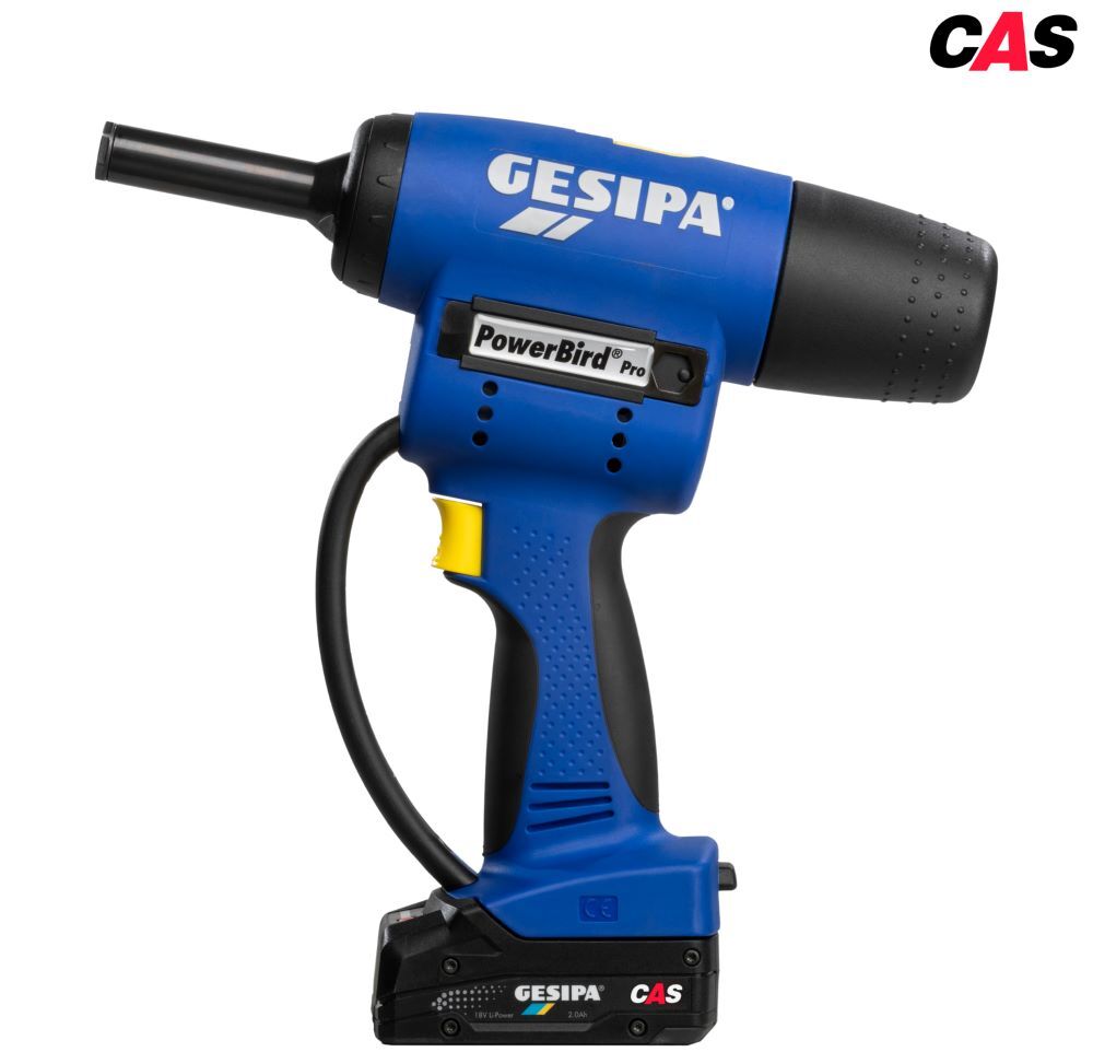 Produktbild GESIPA Schließringbolzen Setzgerät PowerBird Pro Gold Edition SRB für 6,4 mm C6L