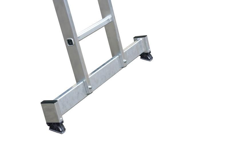 Günzburger Aluminium Seilzugleiter mit Nivello Traverse 3 x 14 Sprossen Produktbild Günzburger Aluminium Seilzugleiter mit Nivello Traverse 3 x 14 Sprossen bild 2