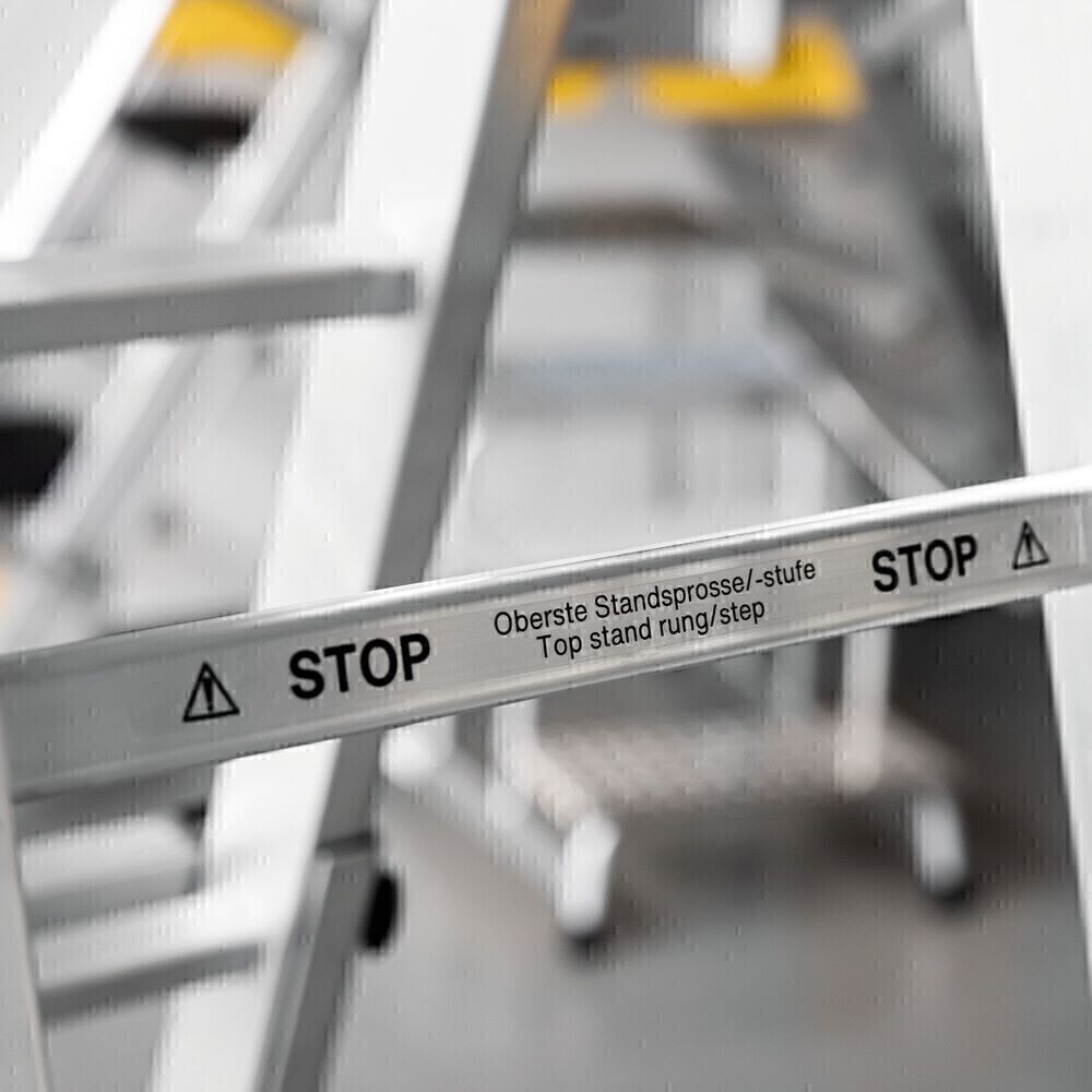 Produktbild Munk Aufkleber Letzte begehbare Stufe/Sprosse