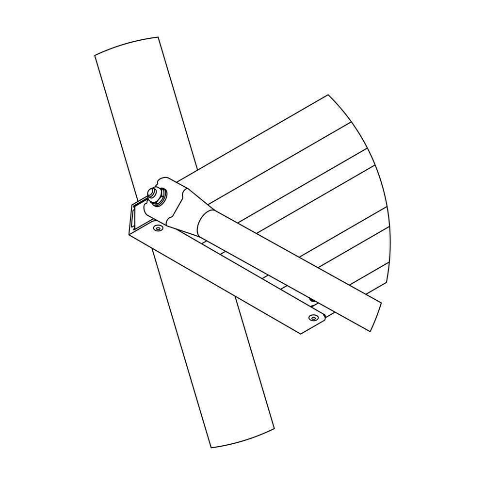 Produktbild Aufstieg Podesttreppe 7 Stufen Korundbeschichtung inkl. Montagesatz bild 3