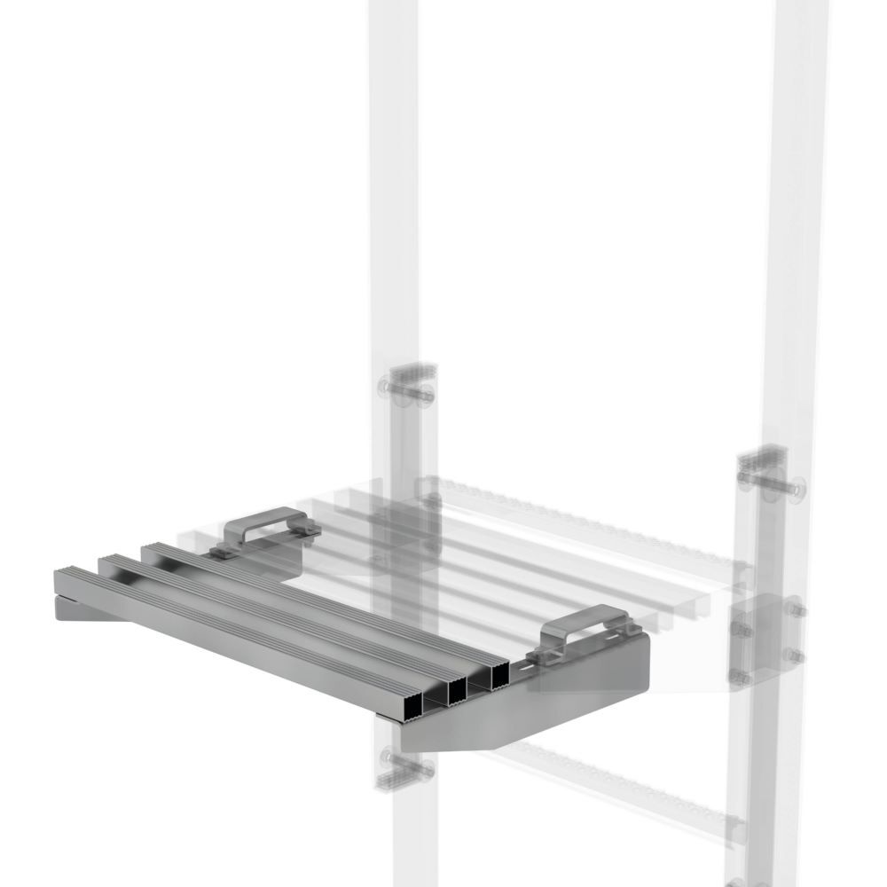 Günzburger Ausstiegstritt Erweiterung Stahl verzinkt Breite 500 mm Produktbild Günzburger Ausstiegstritt Erweiterung Stahl verzinkt Breite 500 mm