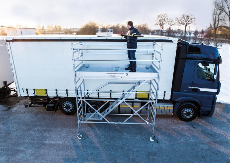 Günzburger Enteisungsgerüst mobil Produktbild Günzburger Enteisungsgerüst mobil