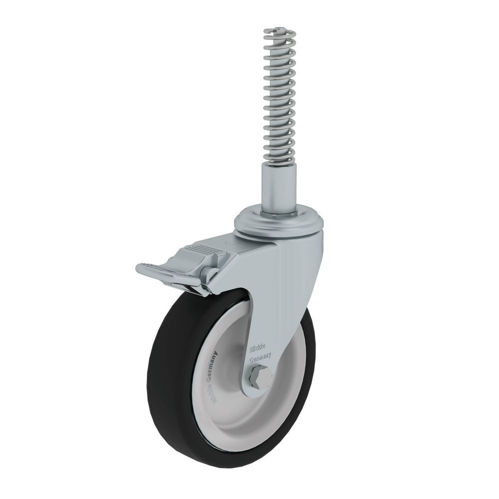 Günzburger Federrolle 125 mm für Podesttreppen elektrisch leitfähig mit Feststeller Produktbild Günzburger Federrolle 125 mm für Podesttreppen elektrisch leitfähig mit Feststeller