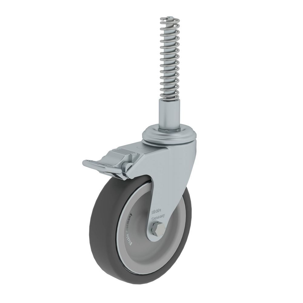 Günzburger Federrolle 125 mm für Podesttreppen mit Feststeller Produktbild Günzburger Federrolle 125 mm für Podesttreppen mit Feststeller