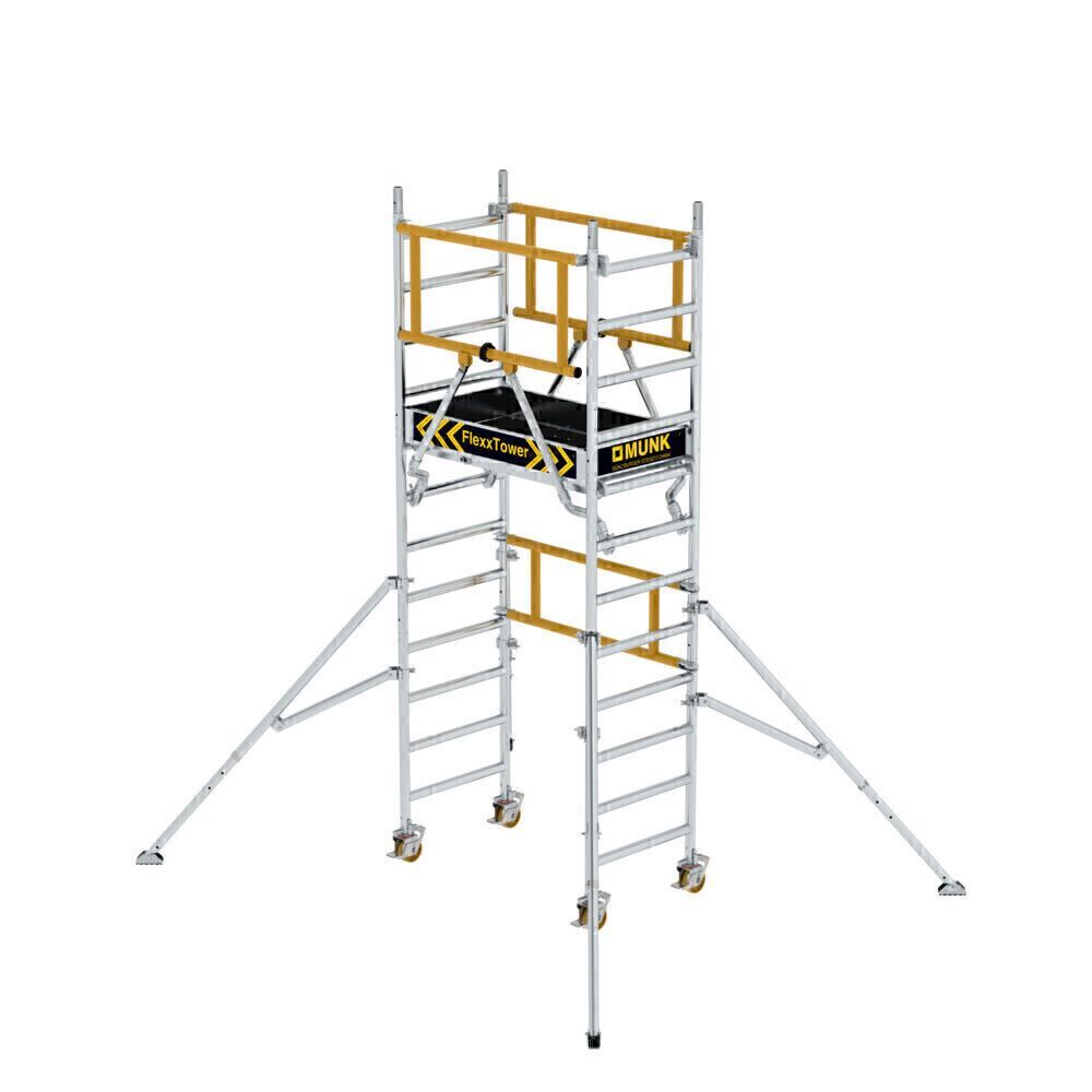 Produktbild Munk FlexxTower SG ergo mit vorlaufendem Geländer Plattformhöhe 2,10 m