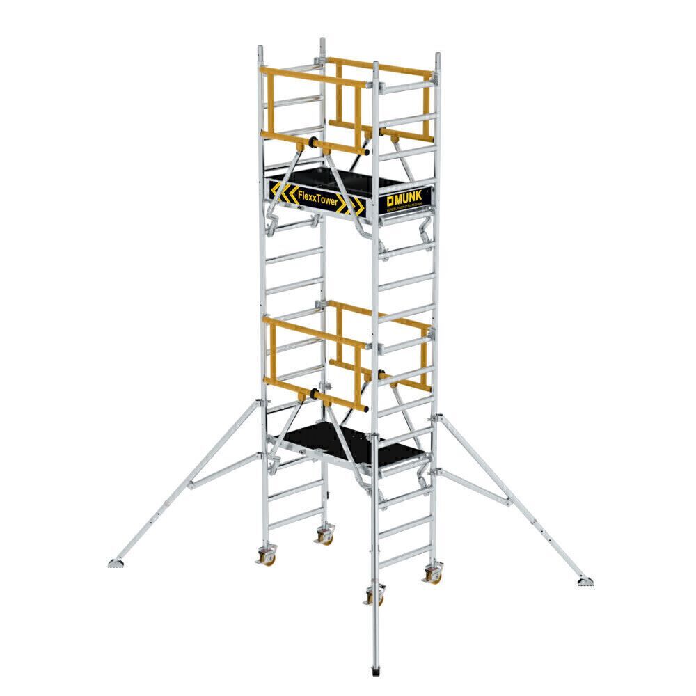 Produktbild Munk FlexxTower SG ergo mit vorlaufendem Geländer Plattformhöhe 3,10 m