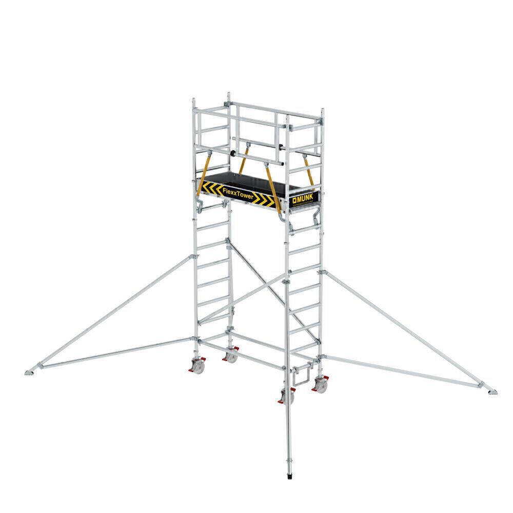 Produktbild Munk FlexxTower SGX ergo mit vorlaufendem Geländer Plattformhöhe 3,07 m