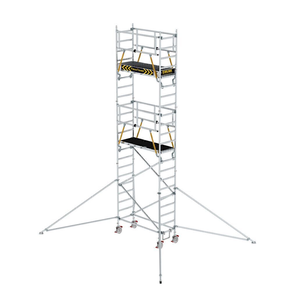 Produktbild Munk FlexxTower SGX ergo mit vorlaufendem Geländer Plattformhöhe 5,59 m