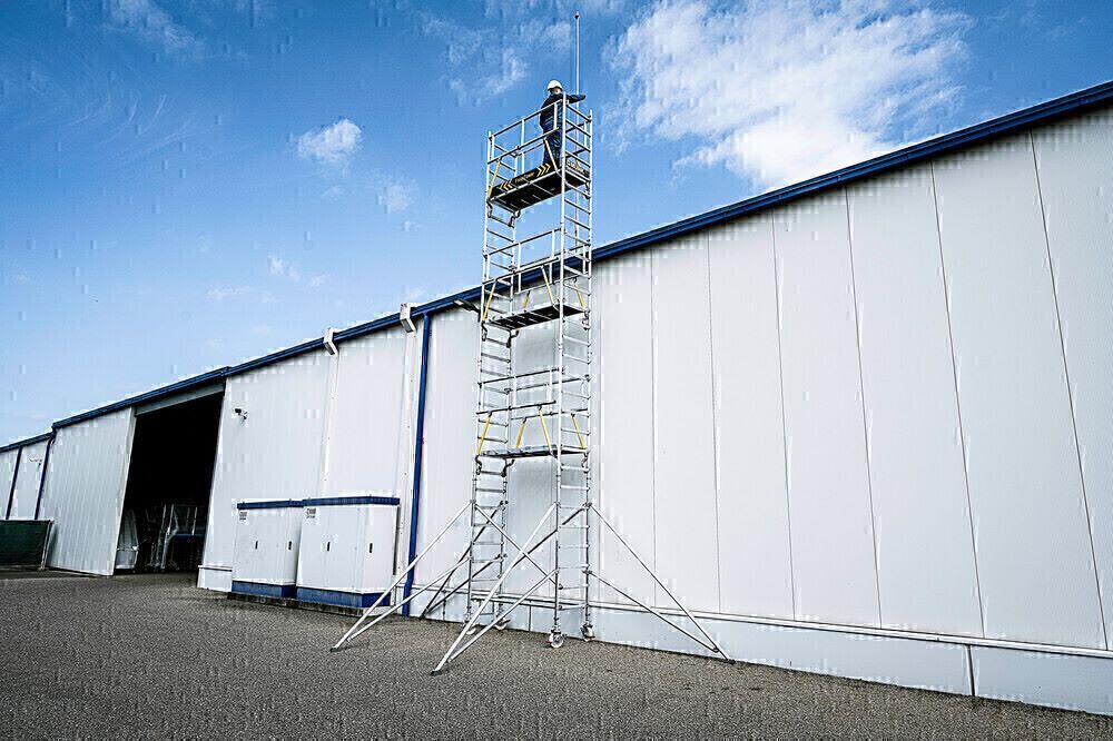 Produktbild FlexxTower SGX ergo mit vorlaufendem Geländer Plattformhöhe 7,55 m bild 2