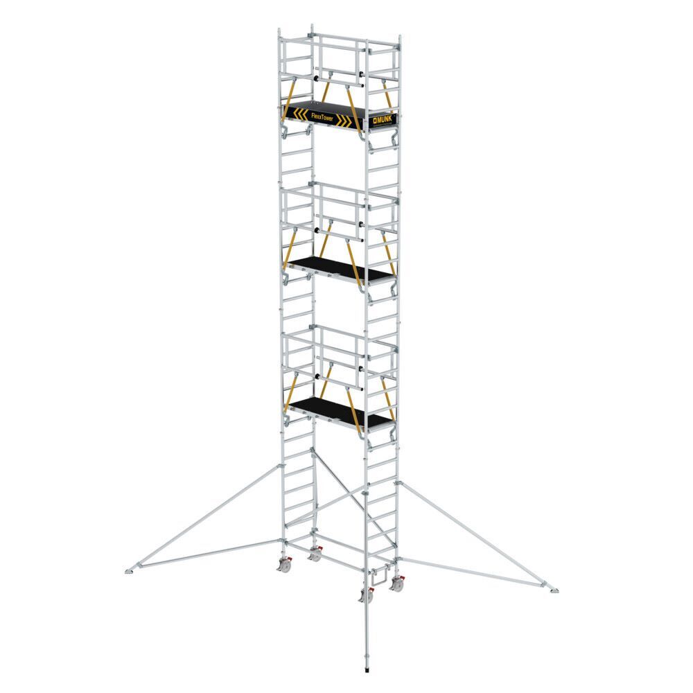 Produktbild Munk FlexxTower SGX ergo mit vorlaufendem Geländer Plattformhöhe 7,55 m