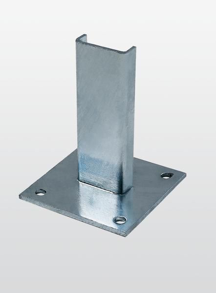 Günzburger Fußplatte 120x120mm Produktbild Günzburger Fußplatte 120x120mm