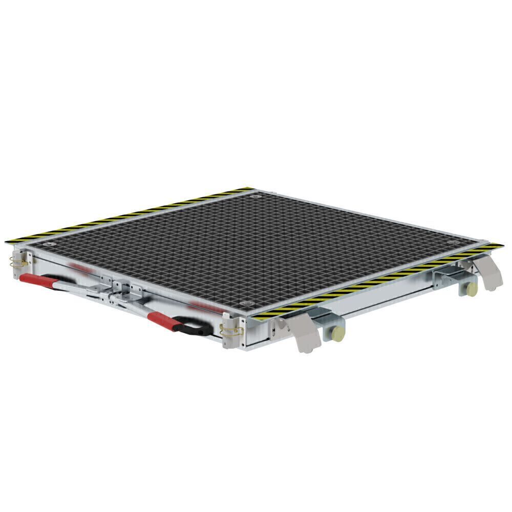Produktbild Munk Gleispodest fahrbar GFK Gitterrost