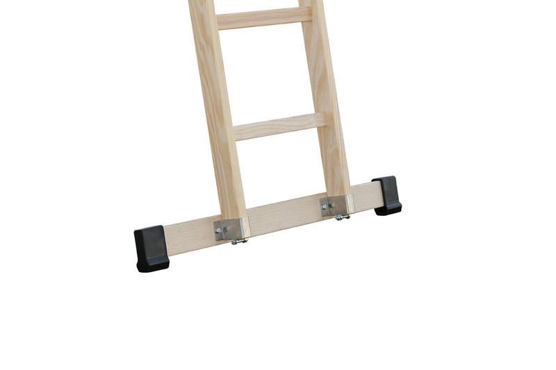 Günzburger Holz Anlegeleiter Traverse mit 8 Sprossen Produktbild Günzburger Holz Anlegeleiter Traverse mit 8 Sprossen bild 2