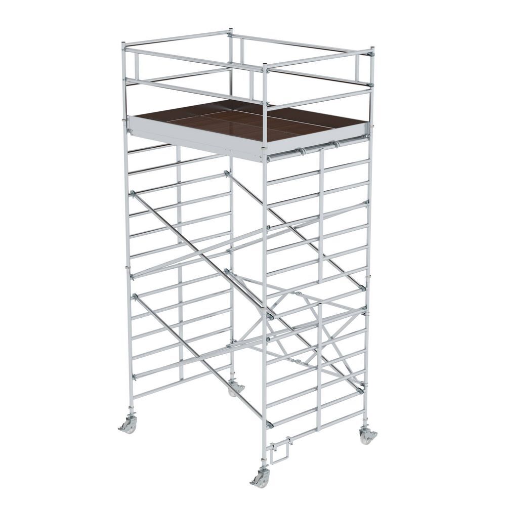 Günzburger Klappgerüst mit Dreifach-Plattform Plattformhöhe 4,35 m Produktbild Günzburger Klappgerüst mit Dreifach-Plattform Plattformhöhe 4,35 m