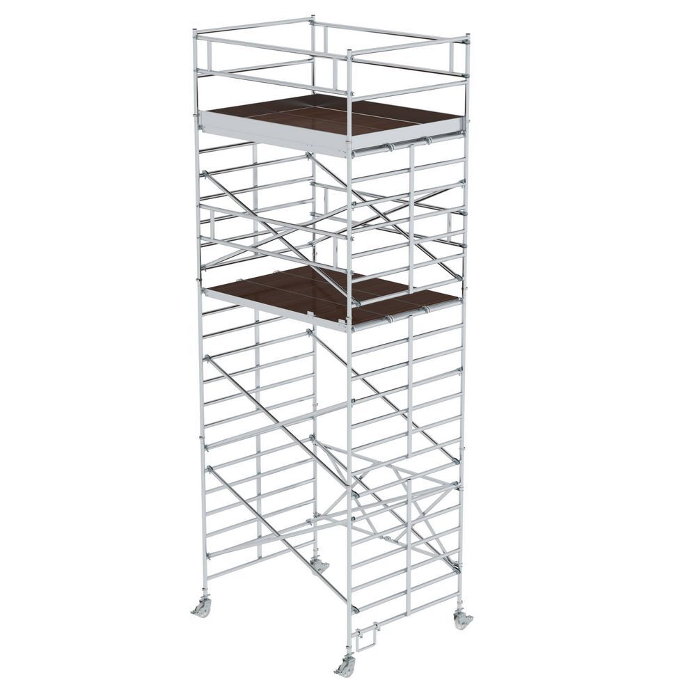 Günzburger Klappgerüst mit Dreifach-Plattform Plattformhöhe 6,35 m Produktbild Günzburger Klappgerüst mit Dreifach-Plattform Plattformhöhe 6,35 m