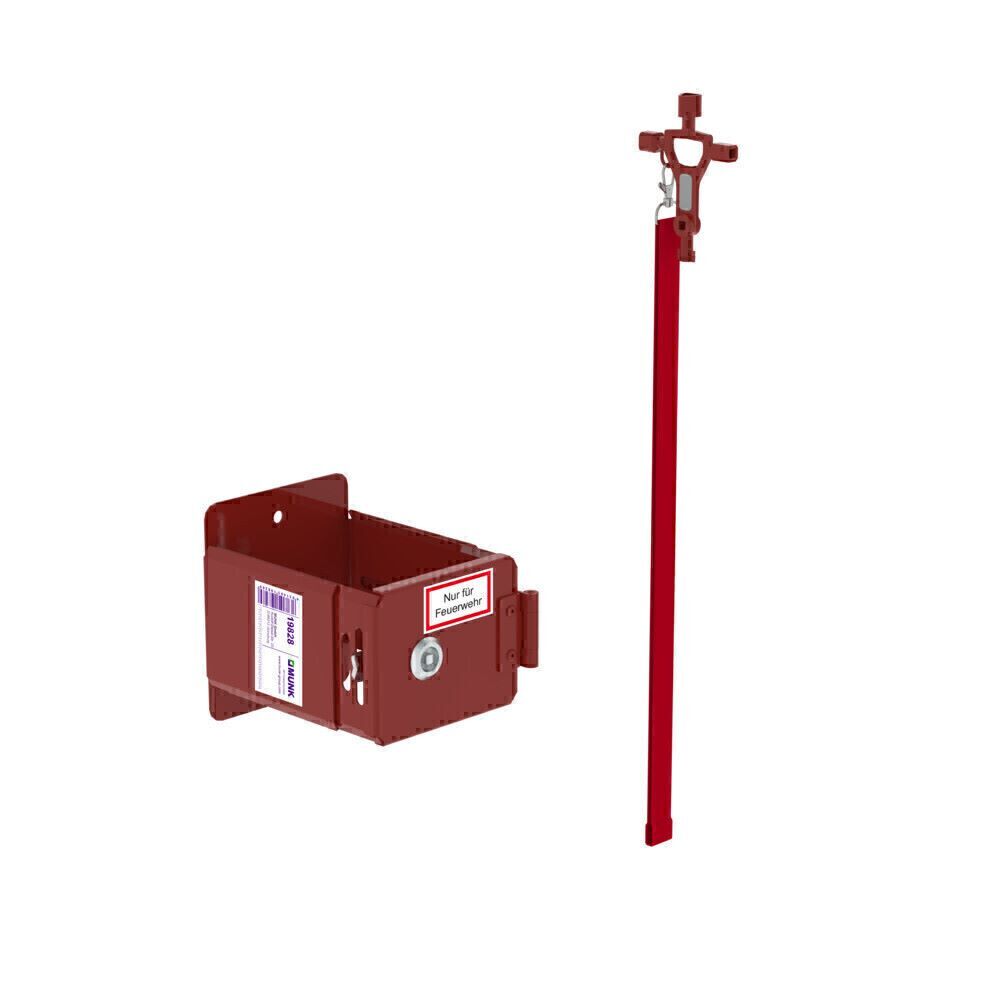 Produktbild Munk Leitersicherung pulverbeschichtet RAL 3000 Master Key