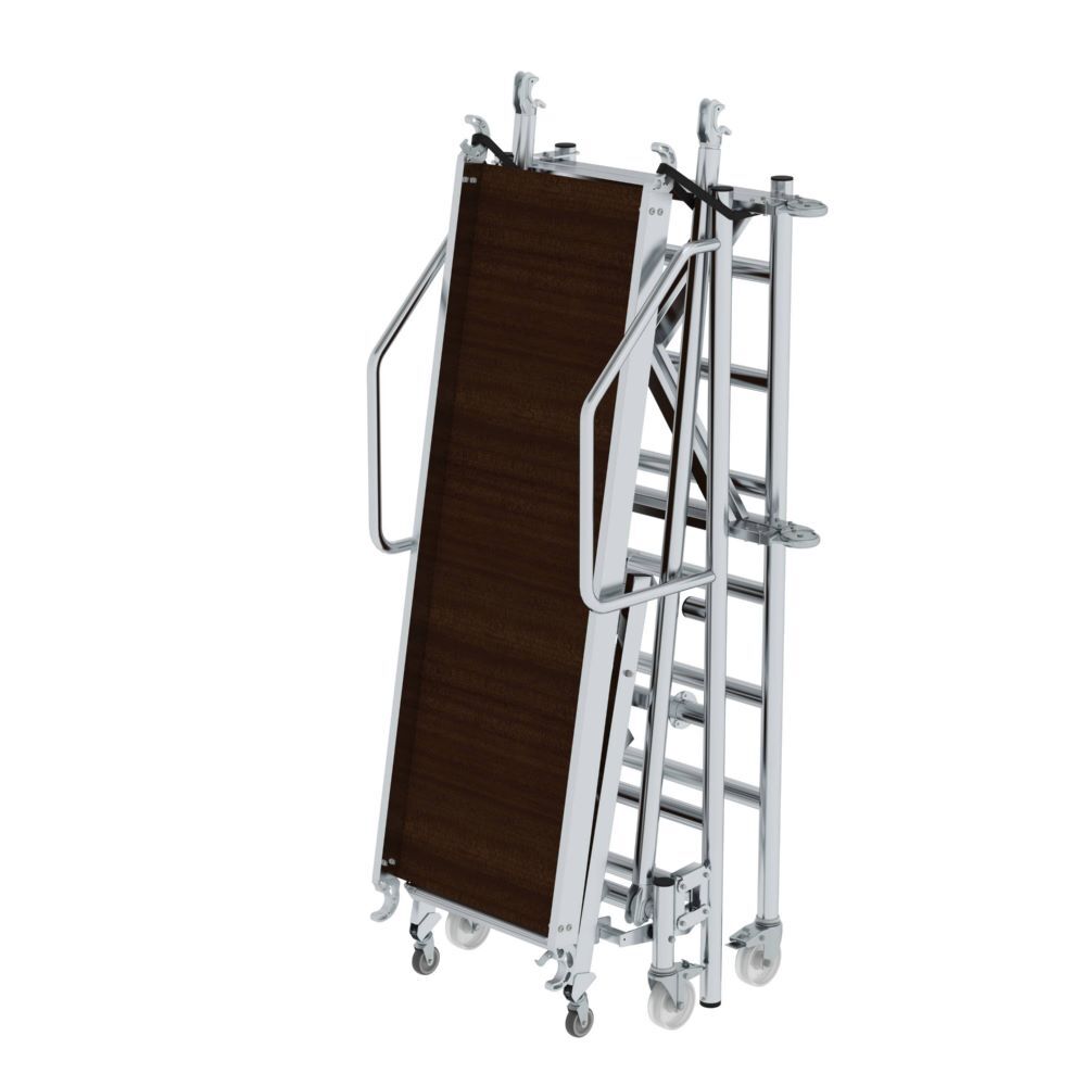 Günzburger Montageplattform mit Treppenzustieg aus Aluminium Produktbild Günzburger Montageplattform mit Treppenzustieg aus Aluminium bild 2