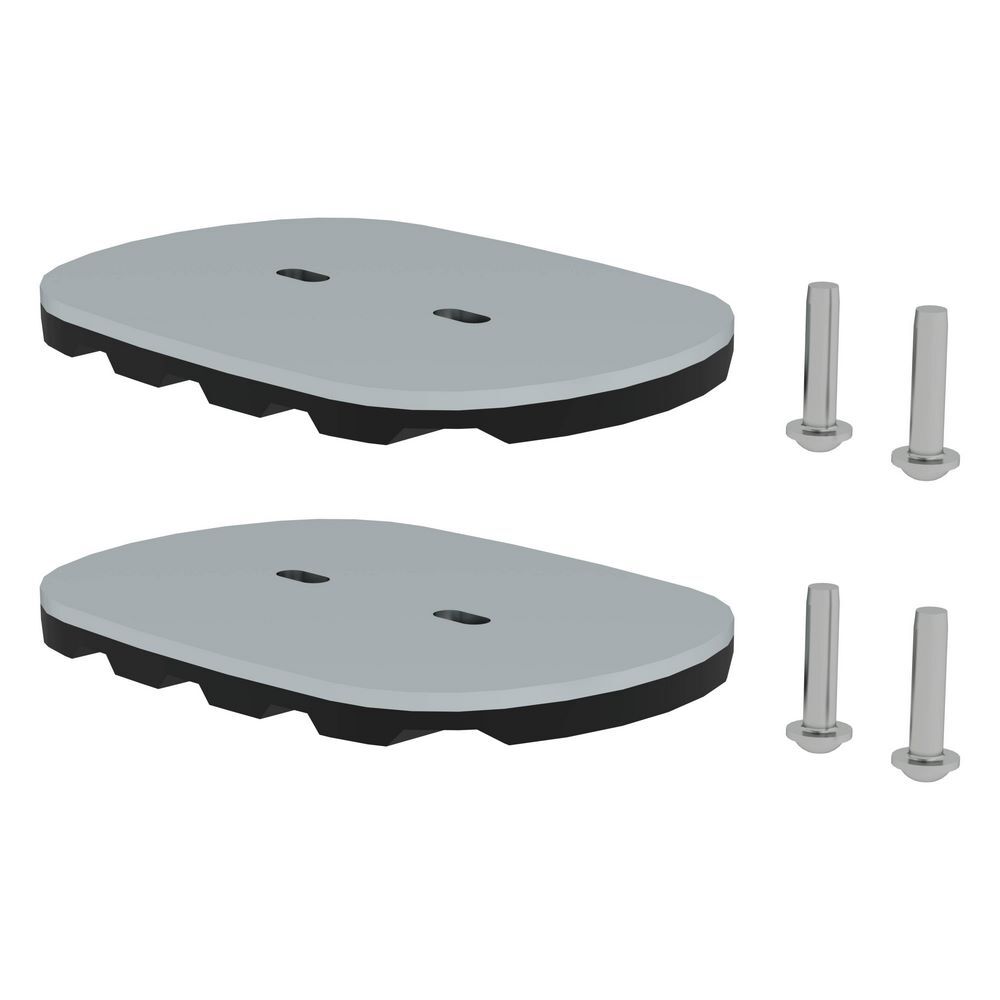 Günzburger nivello Fußplatte für Gitterroste 126 x 89 mm Produktbild Günzburger nivello Fußplatte für Gitterroste 126 x 89 mm bild 2