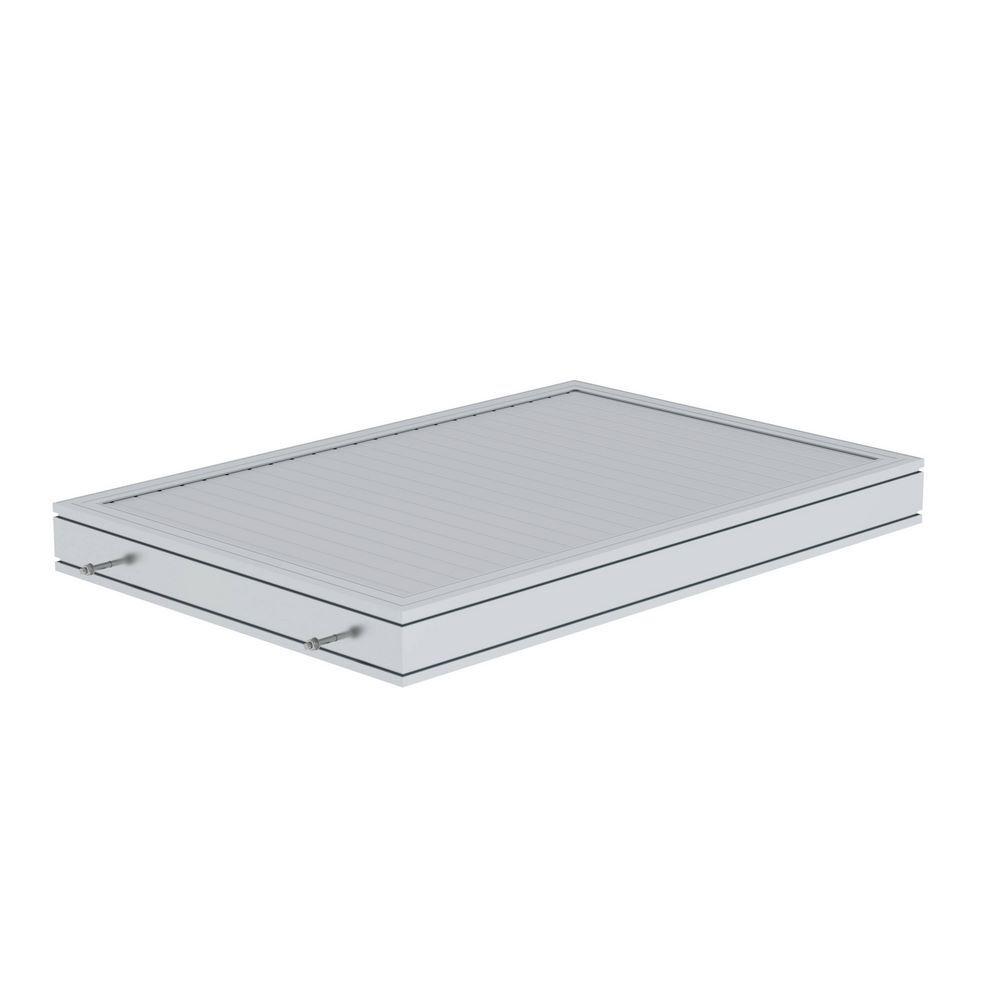 Günzburger Plattform Aluminium geriffelt 1260 x 800 mm Produktbild Günzburger Plattform Aluminium geriffelt 1260 x 800 mm