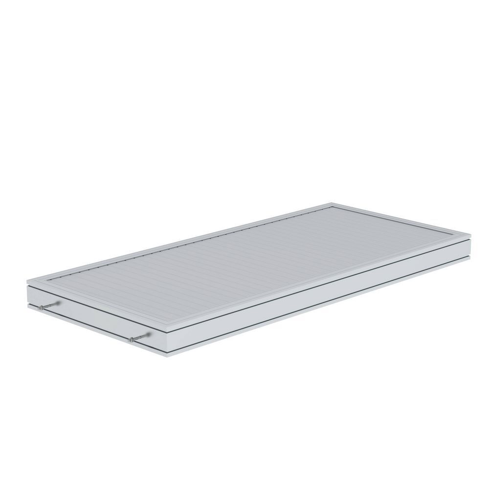 Günzburger Plattform Aluminium geriffelt 1860 x 800 mm Produktbild Günzburger Plattform Aluminium geriffelt 1860 x 800 mm