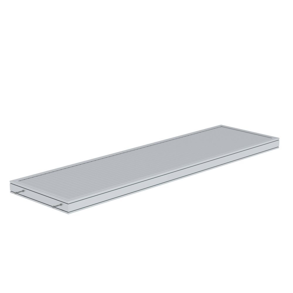 Günzburger Plattform Aluminium geriffelt 3060 x 800 mm Produktbild Günzburger Plattform Aluminium geriffelt 3060 x 800 mm