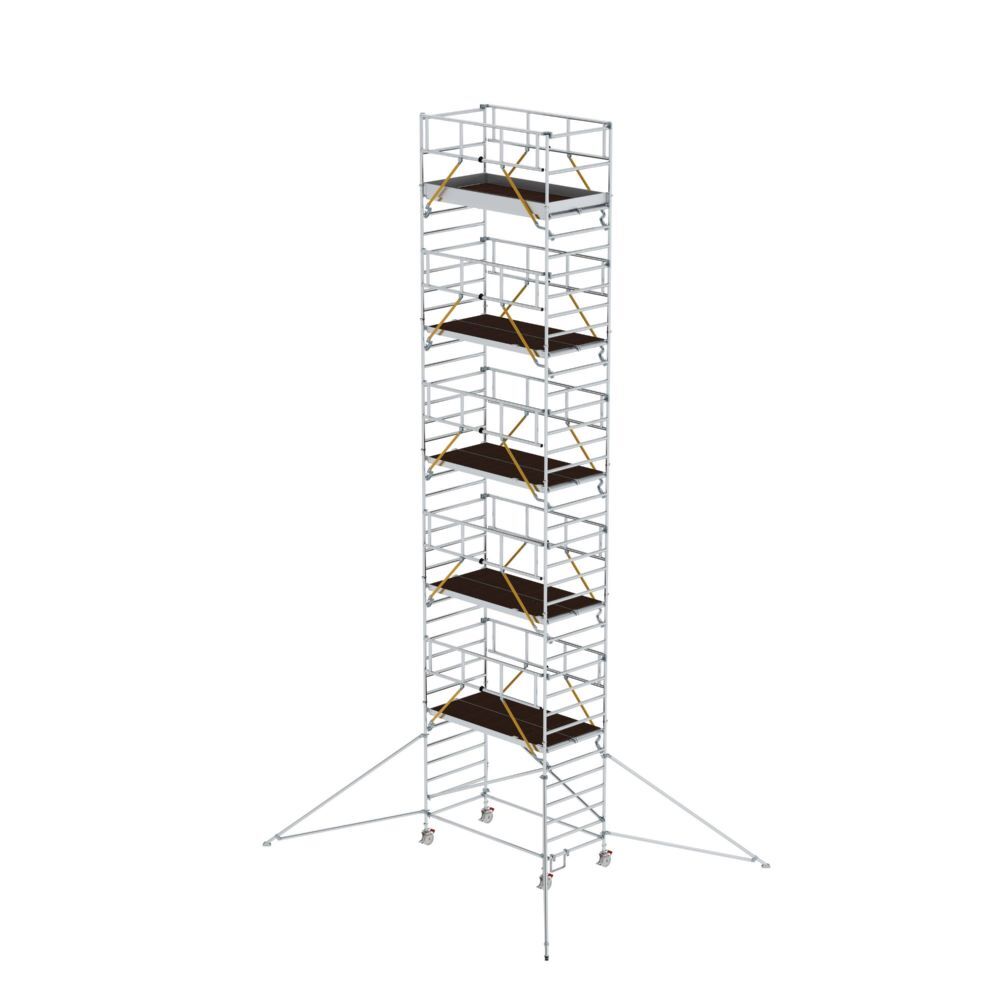 Günzburger Rollgerüst SG 1,35 x 2,45 m mit Doppel Plattform Höhe 10,35 m Produktbild Günzburger Rollgerüst SG 1,35 x 2,45 m mit Doppel Plattform Höhe 10,35 m