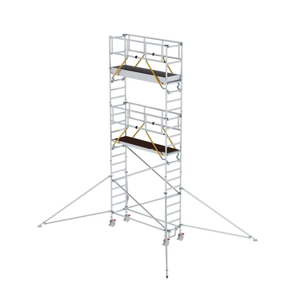 Günzburger Rollgerüst SG 0,75 x 2,45 m mit Ausleger Plattformhöhe 5,59 m Produktbild Günzburger Rollgerüst SG 0,75 x 2,45 m mit Ausleger Plattformhöhe 5,59 m