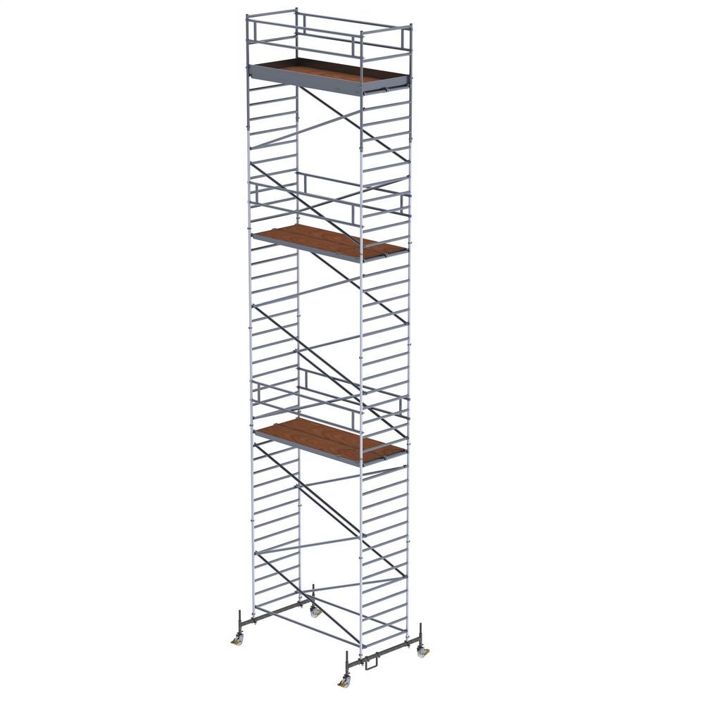 Günzburger Rollgerüst 1,35 x 3,0 m mit Fahrbalken Doppel-Plattform Plattformhöhe 11,45 m Produktbild Günzburger Rollgerüst 1,35 x 3,0 m mit Fahrbalken Doppel-Plattform Plattformhöhe 11,45 m