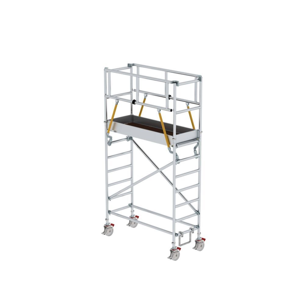 Günzburger Rollgerüst SG 0,75 x 1,80 m Plattformhöhe 2,51 m Produktbild Günzburger Rollgerüst SG 0,75 x 1,80 m Plattformhöhe 2,51 m