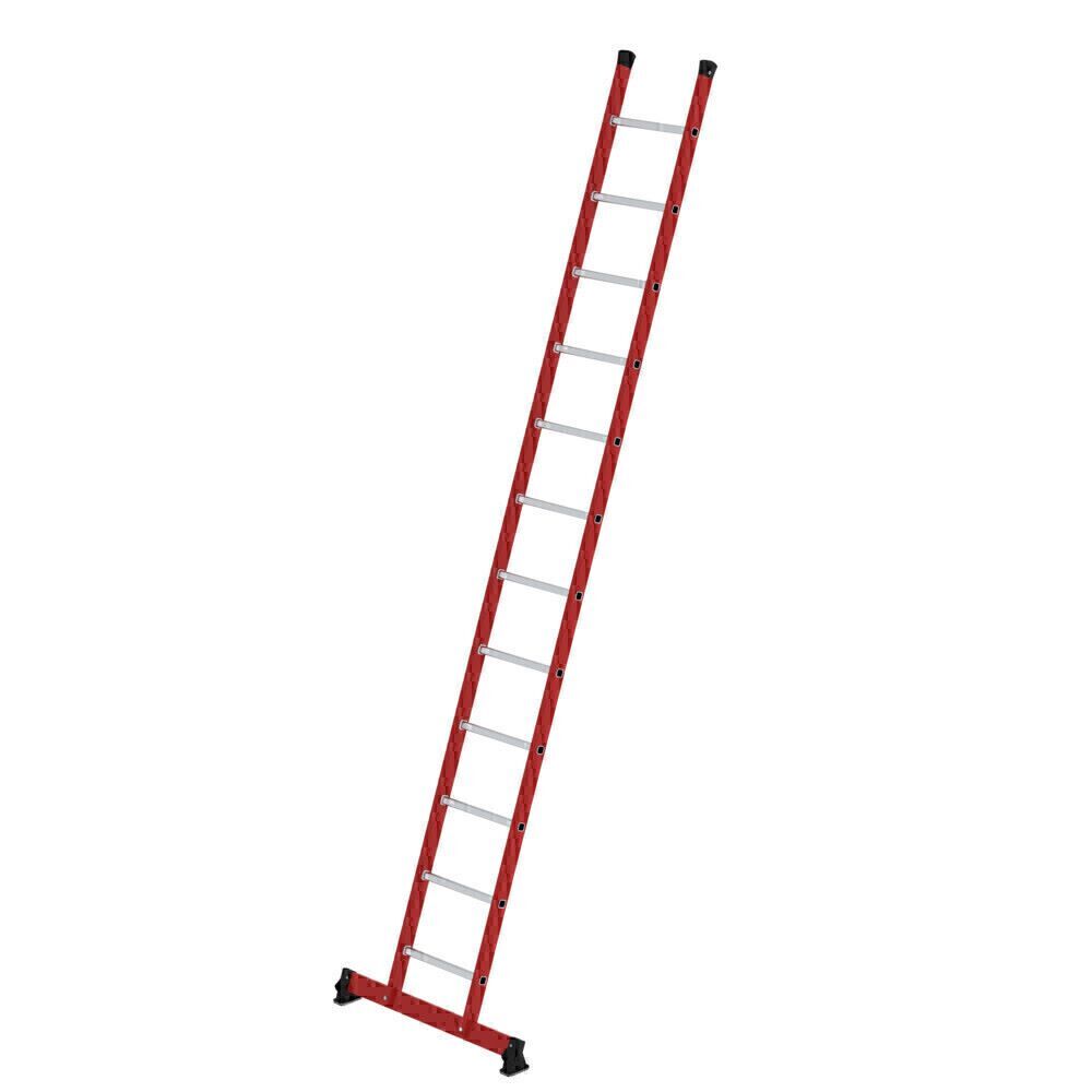 Produktbild Munk Sprossen Anlegeleiter GFK Alu mit nivello®-Traverse 12 Sprossen