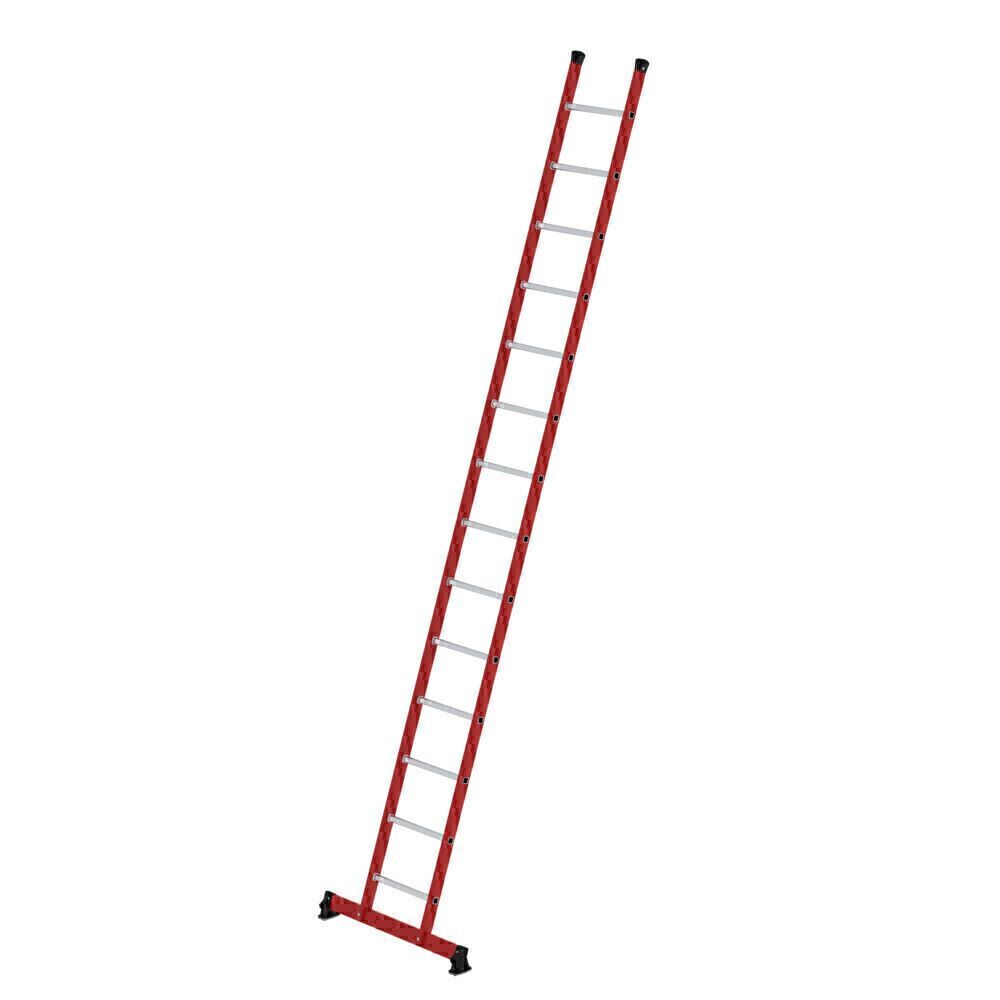 Produktbild Munk Sprossen Anlegeleiter GFK Alu mit nivello®-Traverse 14 Sprossen