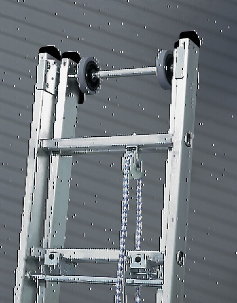 Produktbild Sprossen-Seilzugleiter 2-teilig mit Standard-Traverse 2x21 Sprossen bild 2