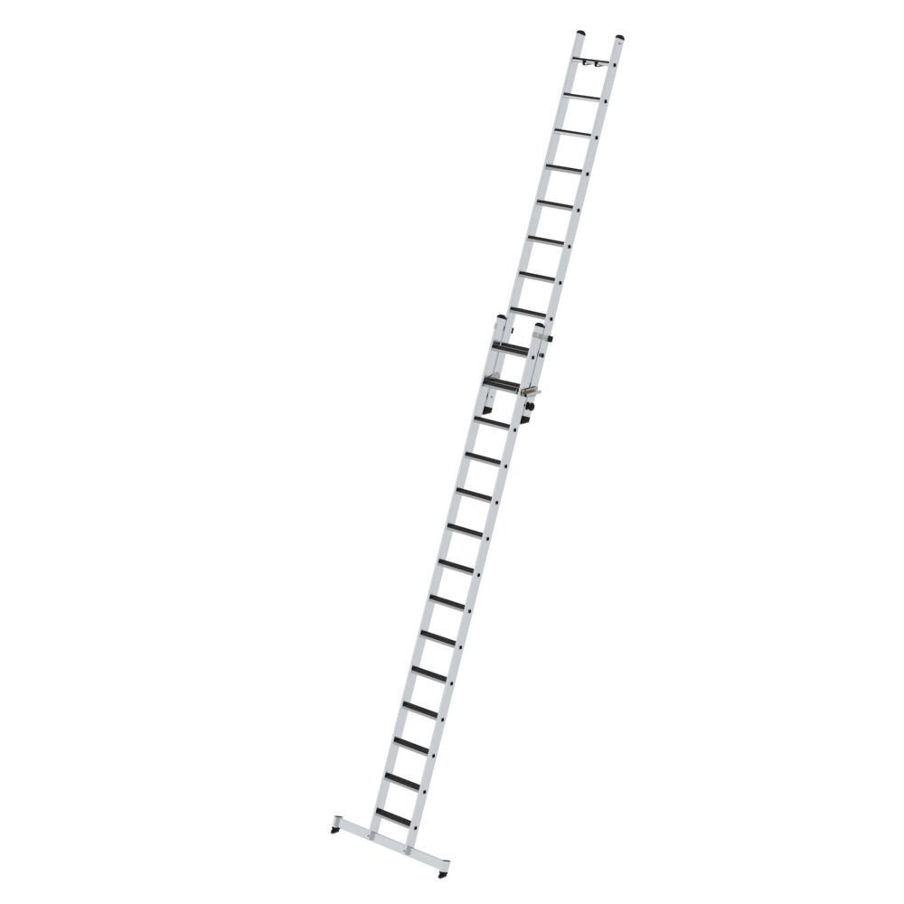 Günzburger Stufen Schiebeleiter R13 1 x 14 und 1 x 10 2 teilig mit Traverse Produktbild Günzburger Stufen Schiebeleiter R13 1 x 14 und 1 x 10 2 teilig mit Traverse bild 3