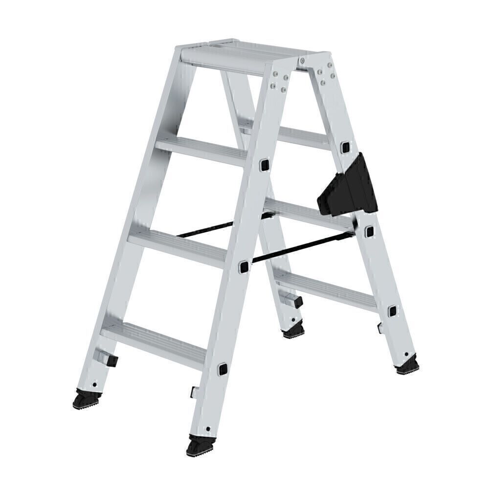 Produktbild Munk Stufen Stehleiter beidseitig begehbar steckbar 2x4 Stufen