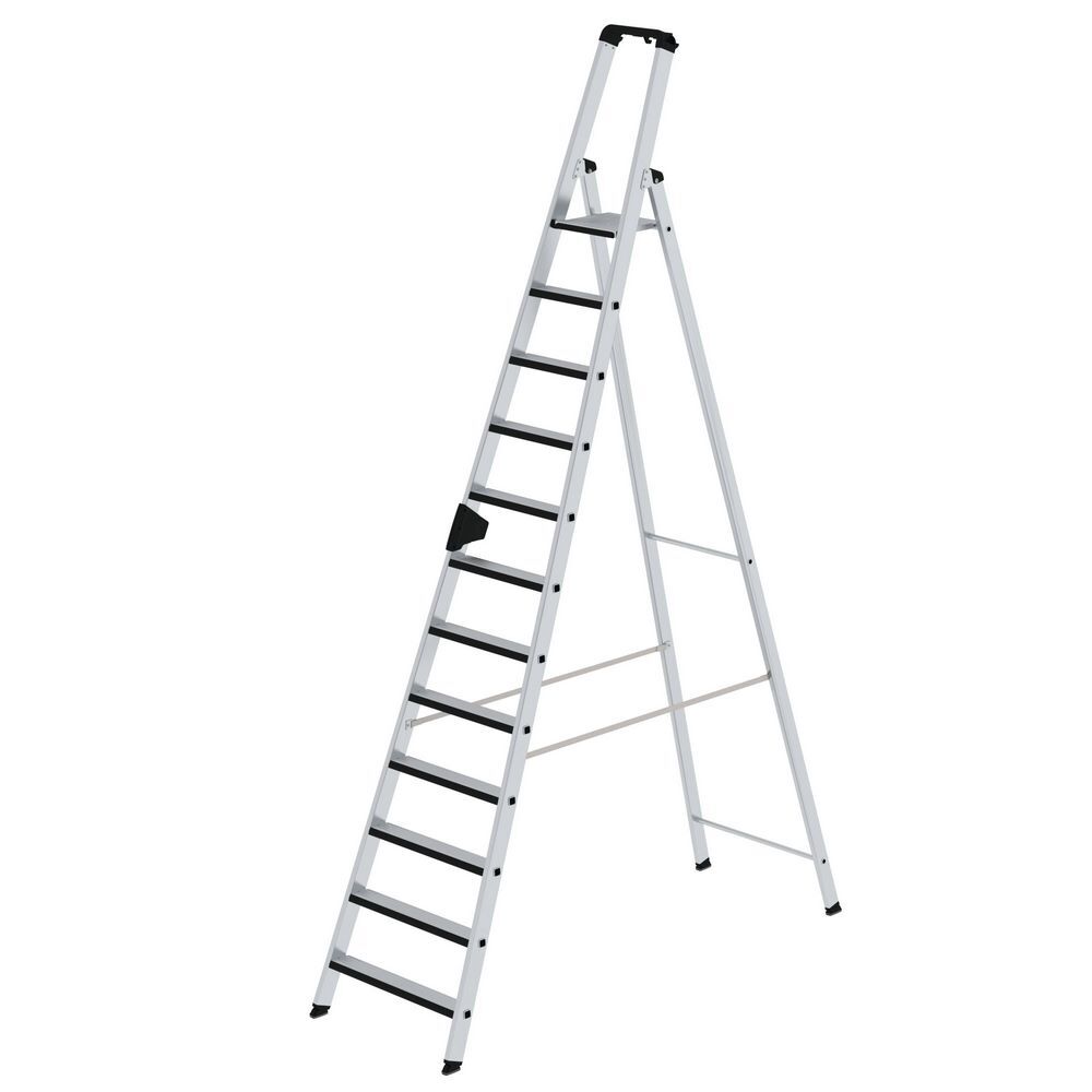 Günzburger Stufen Stehleiter mit clip step relax 14 Stufen 3,95 Meter Produktbild Günzburger Stufen Stehleiter mit clip step relax 14 Stufen 3,95 Meter