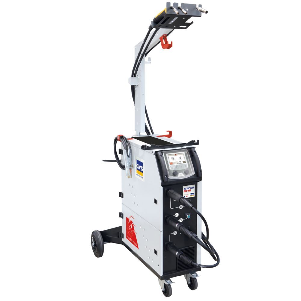 GYS AUTOPULSE 220-M3 inklusive 3 Brenner Produktbild GYS AUTOPULSE 220-M3 inklusive 3 Brenner