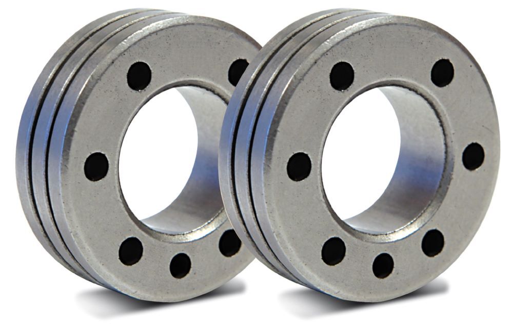 Produktbild Gys 2 Drahtführungsrollen Typ C Durchmesser 1,2/1,6 mm Alu