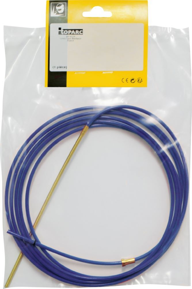 Produktbild Gys Drahtführungsseele Edelstahl/Alu 4 meter Durchmesse 0,6/0,8 mm blau