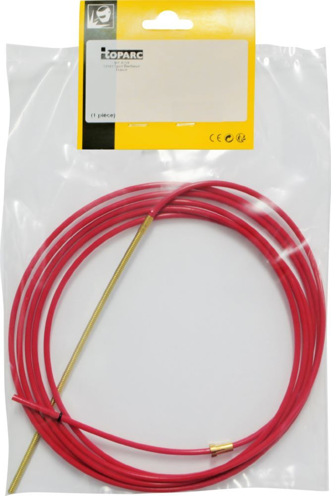 Produktbild Gys Drahtführungsseele Edelstahl/Alu 4 meter Durchmesser 1,0/1,2 mm rot