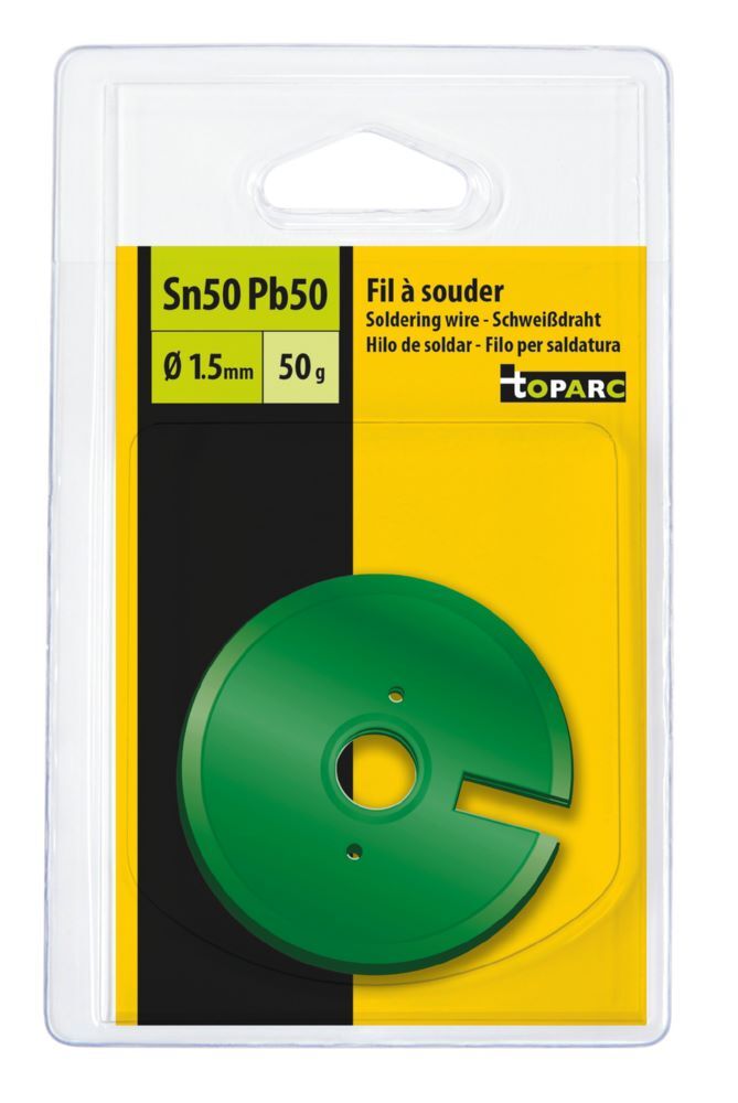 Produktbild Gys Drahtspule Durchmesser 1,5 mm 50 g 50% Zinn