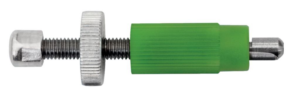 Produktbild Gys 10 manuell montierte Blechklemmen 4,8 mm grün