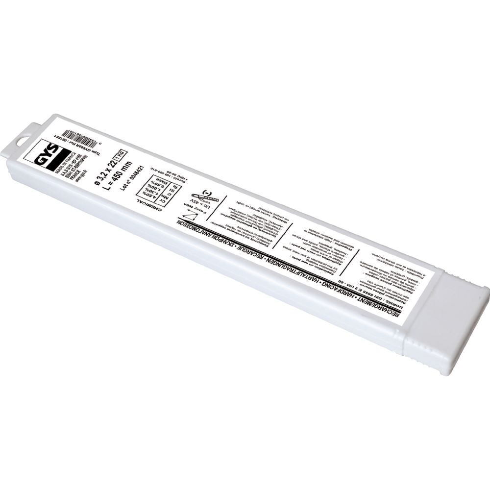 Gys Auftragschweissenelektroden 3,2 x 450 mm Pack mit 22 Stück Produktbild Gys Auftragschweissenelektroden 3,2 x 450 mm Pack mit 22 Stück