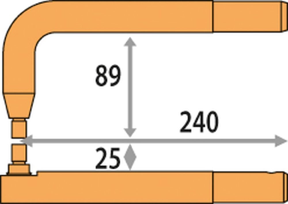 Produktbild Gys Elektrodenarm X6 x 2 LG 220 mm mit Kappen Typ A