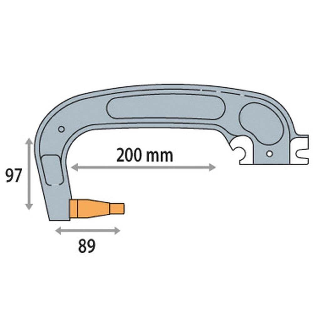Produktbild Gys Elektrodenbügel C1 - 8 bar/550 daN LG 200 mm isoliert