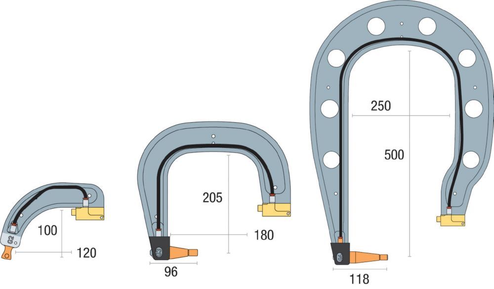 Produktbild Gys Isolierte G-Elektrodenbügel-Set: G2 + G3 + G4