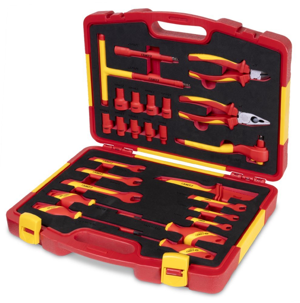 Produktbild Gys 25 teiliger Werkzeugsatz (1000 V isoliert) für Elektrofahrzeuge