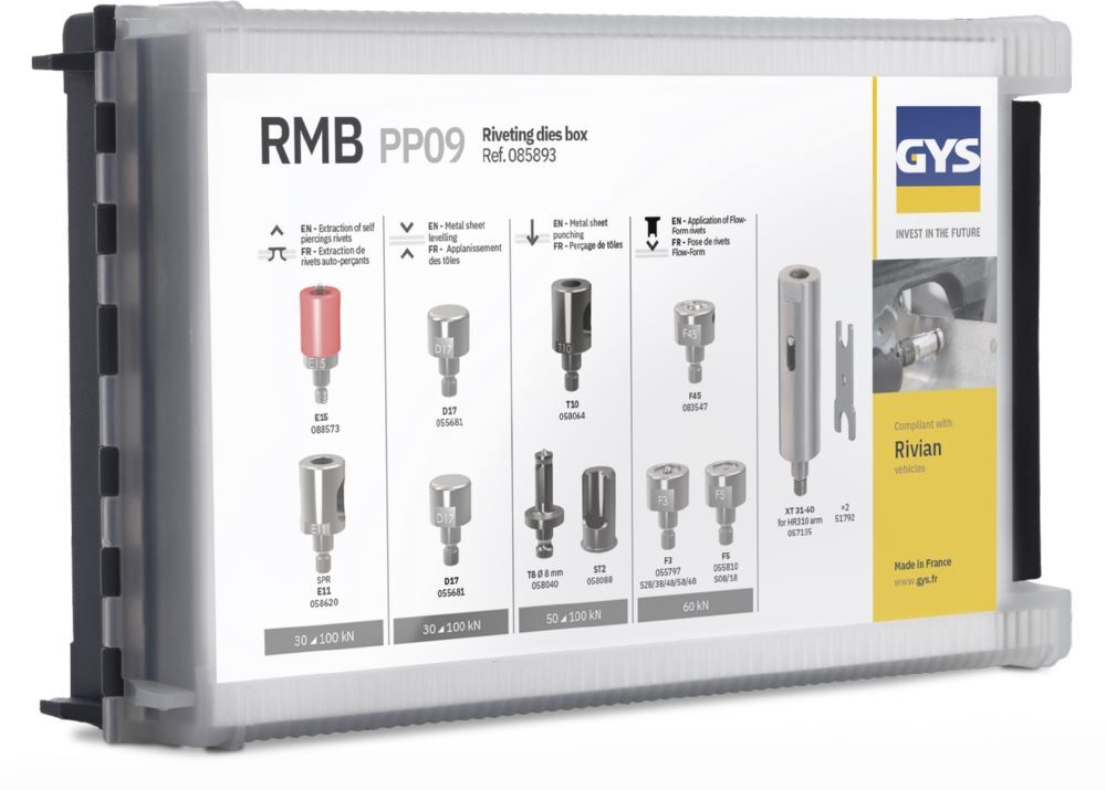 Produktbild Gys RMB PP 09 Stanzwerkzeugsatz (Rivian) 10T.PP Nietzange