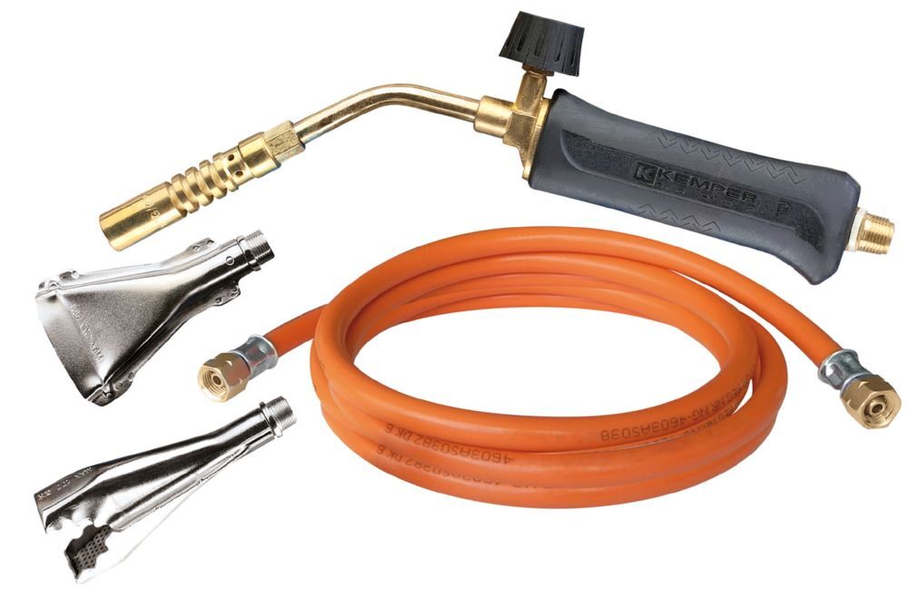 Produktbild Gys Propangas Brenner Set Griff Düsen Durchmesser 17 mm 3 Brenner