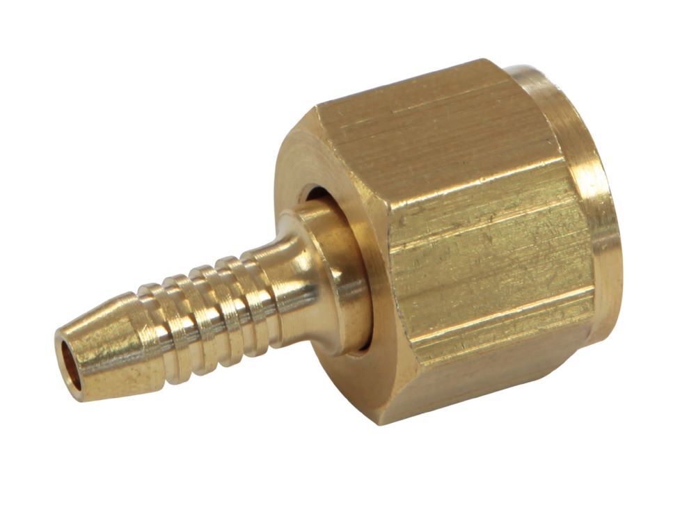 Produktbild Gys 2 Schlauchtüllen mit Überwurfmutter ¼ re. x 5 mm